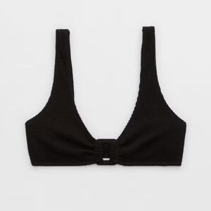 aerie | NWT Ribbed Bikini Top with Center Ring
